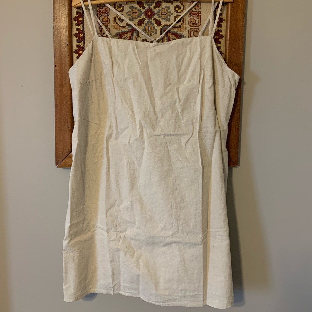 H&M linen blend dress